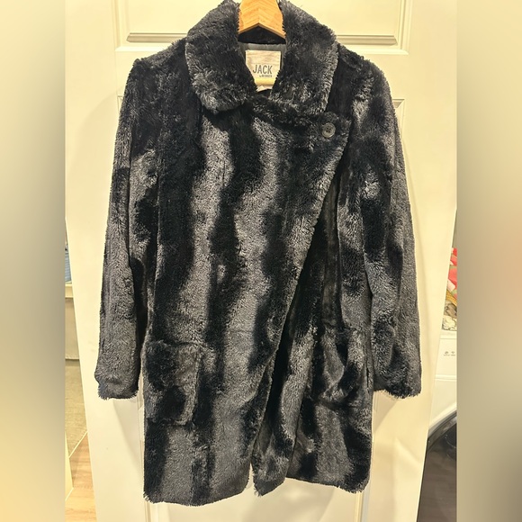 BB Dakota Women's Plush Black Teddy Jacket - Picture 5 of 12